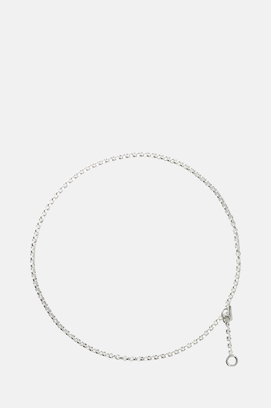 Swivel Chain Necklace Silver