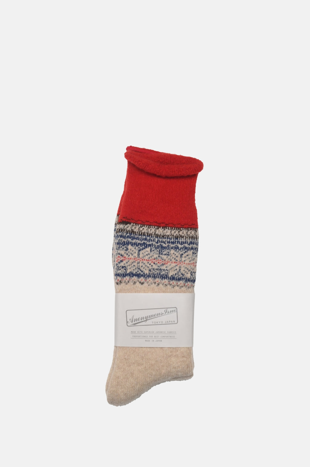 LG Wool Cashmere Pile Snow Crew Beige