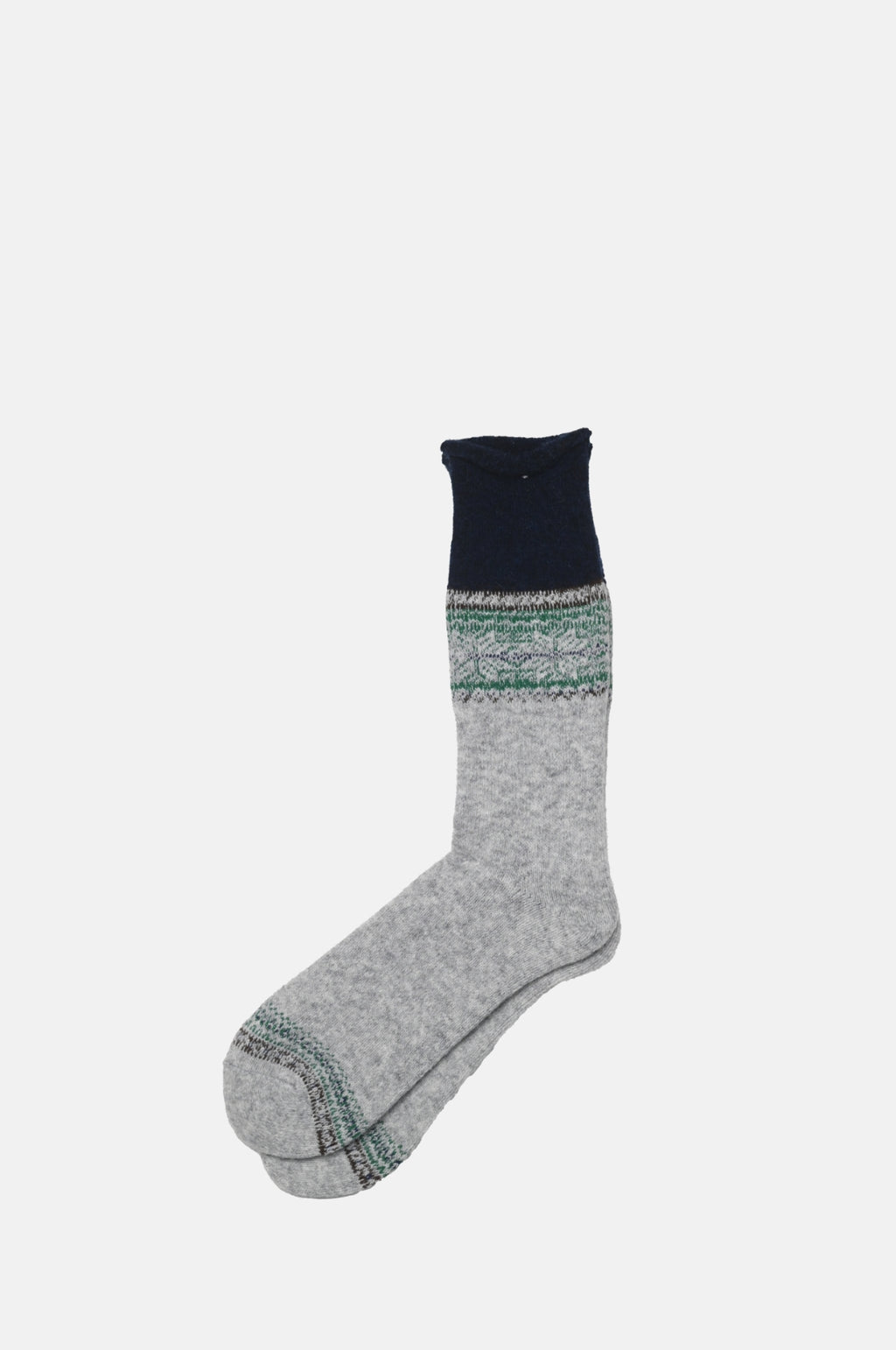 Anonymousism LG Wool Cashmere Pile Snow Crew L.Grey Mel.