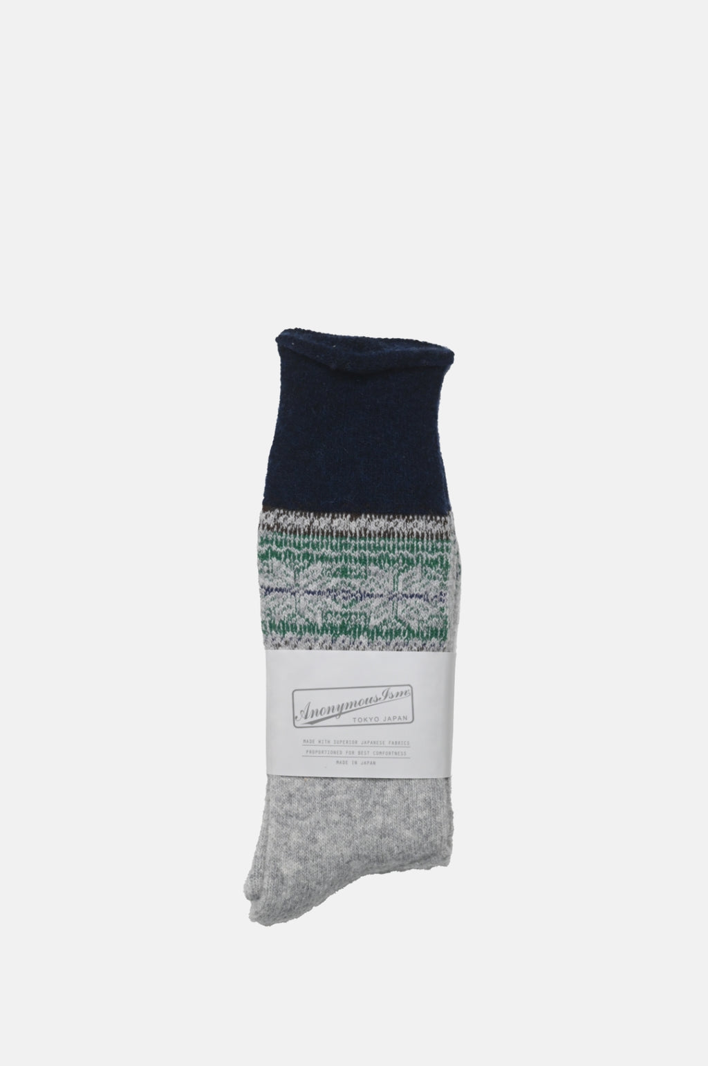 LG Wool Cashmere Pile Snow Crew L.Grey Mel