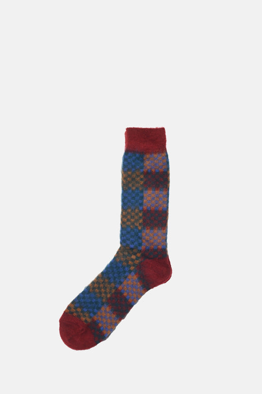 Napping Checker Crew Wine