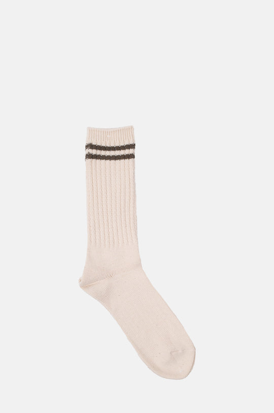 OC 2 Line Pique Rib Crew Olive