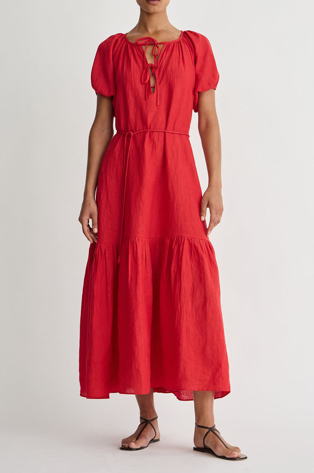 Dita Front Tie Maxi Racing Red