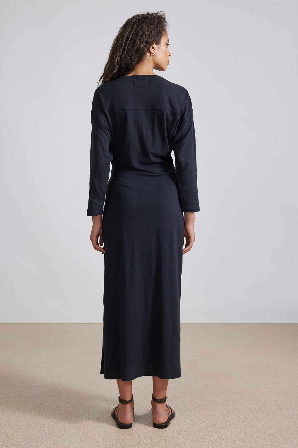 Long sleeve 2025 cinched waist dress