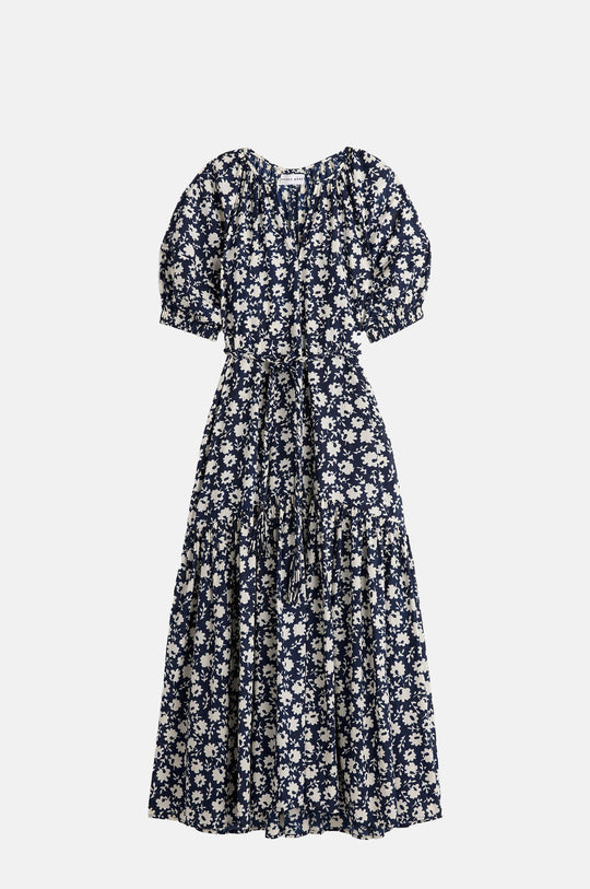 Otillie Maxi Navy Floral Stamp