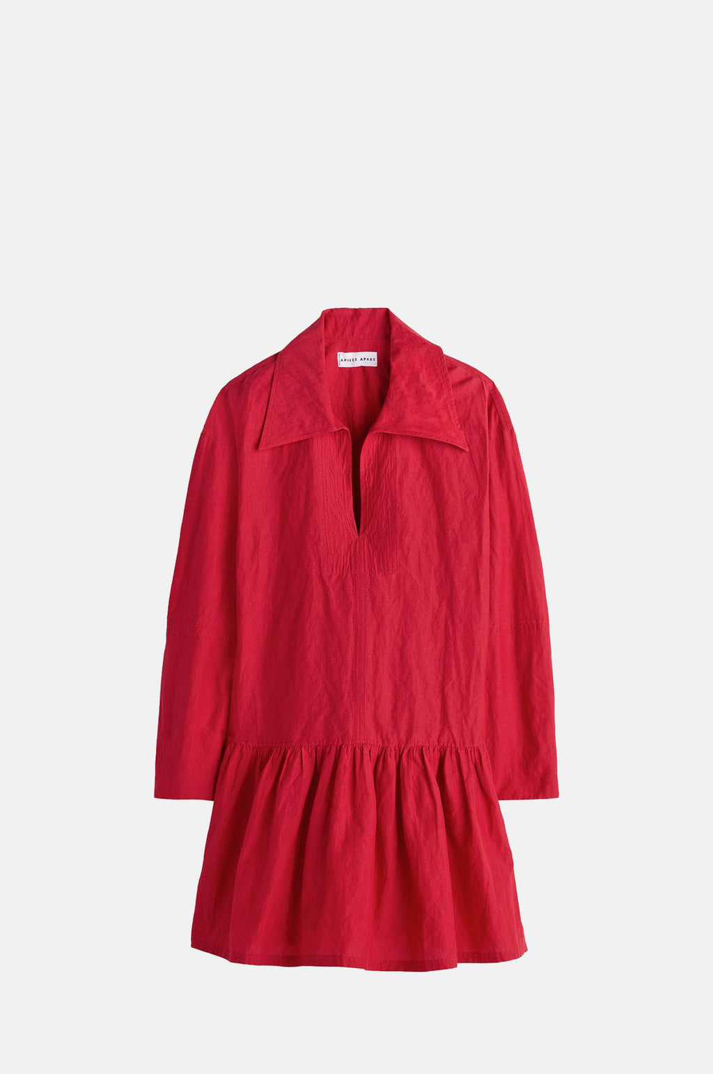 Apiece Apart Romana Mini Samba Red Dress.