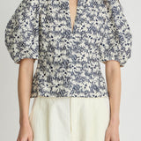 Sculpted Bina Top Tropical Midnight