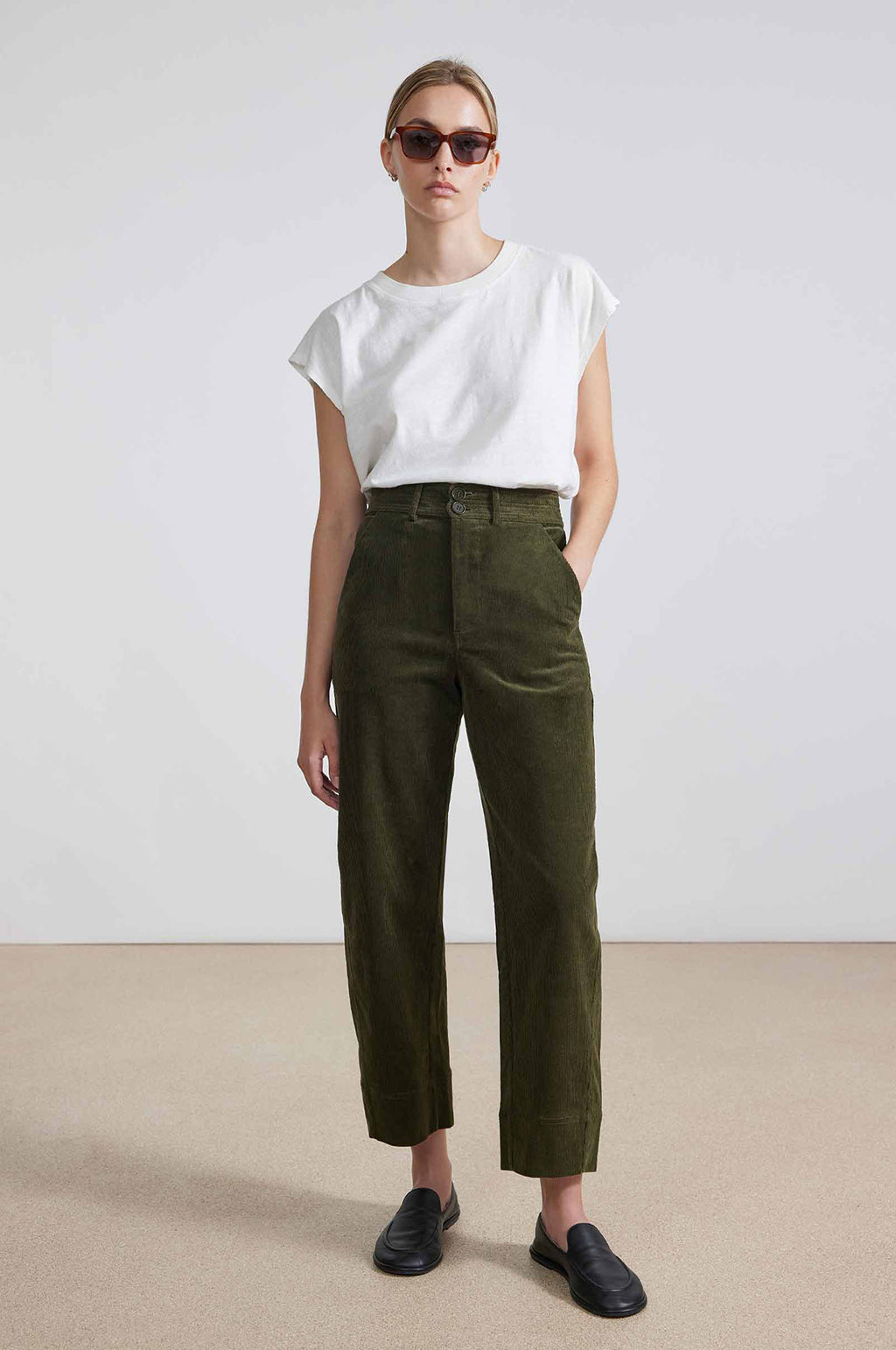 Slim Marston Pant Olive