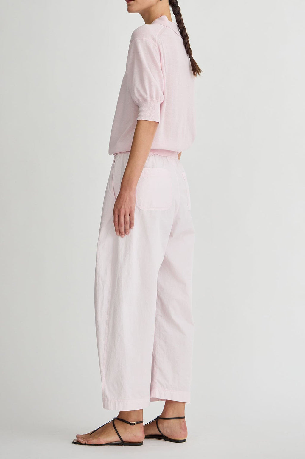 Spa Pleat Pant Rosewater