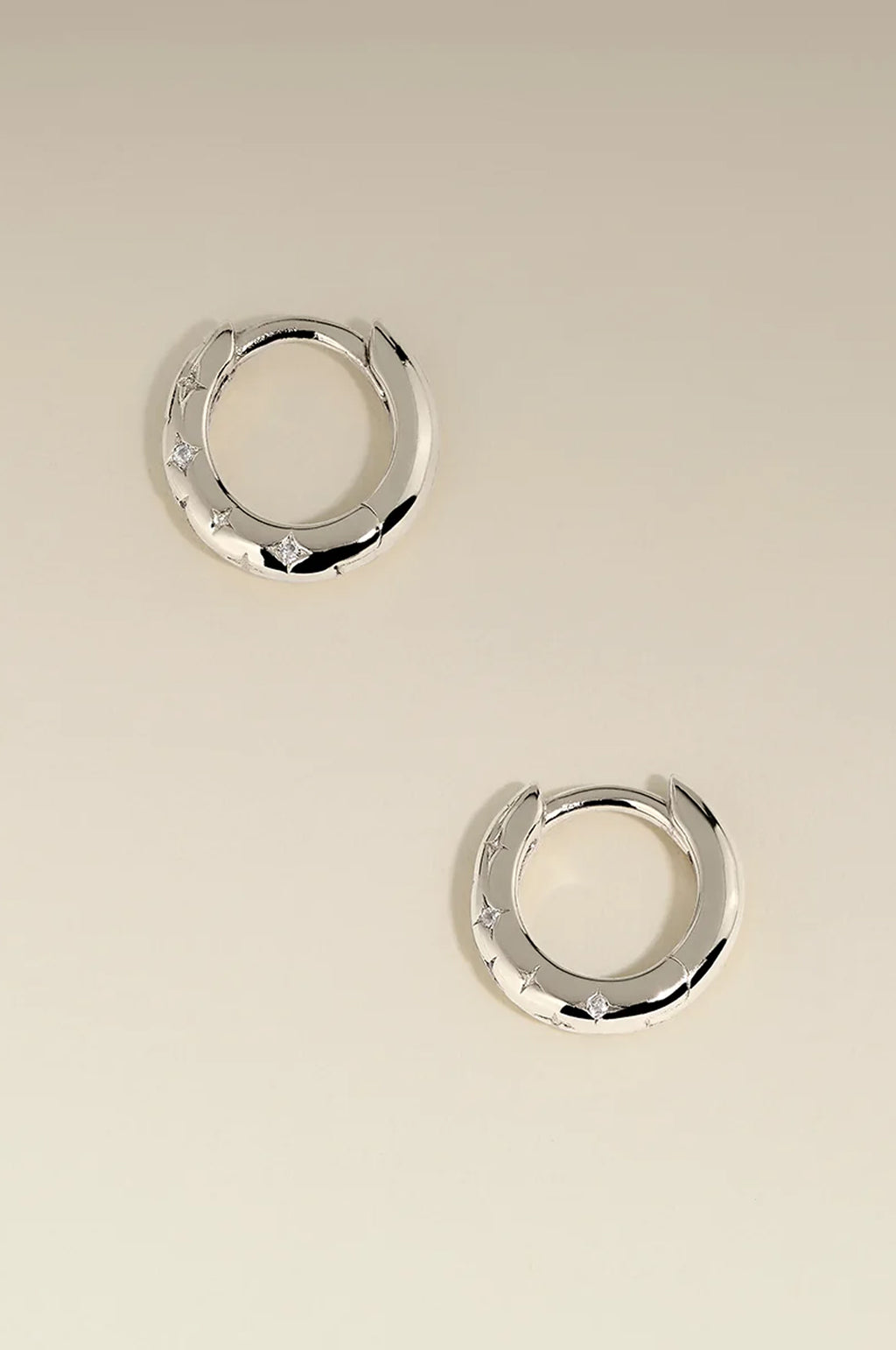 Cosmic Star Bold Huggies in Silver