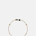 Astrid & Miyu Cosmic Star Charm Bracelet in Gold.