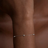 Cosmic Star Charm Bracelet in Silver