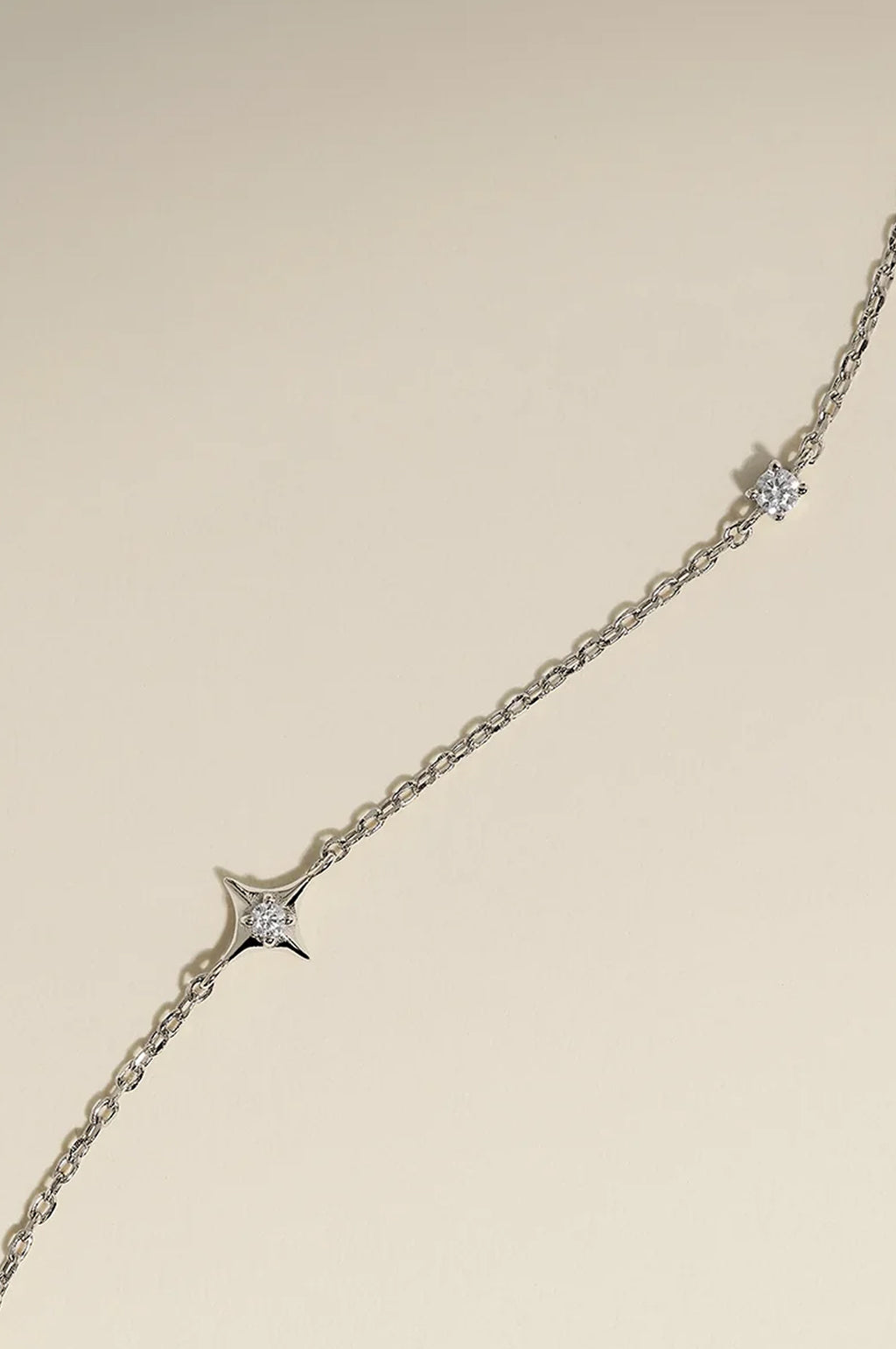 Cosmic Star Charm Bracelet in Silver