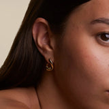 Molten Hoops in Gold
