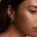 Molten Hoops in Gold