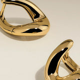 Molten Hoops in Gold