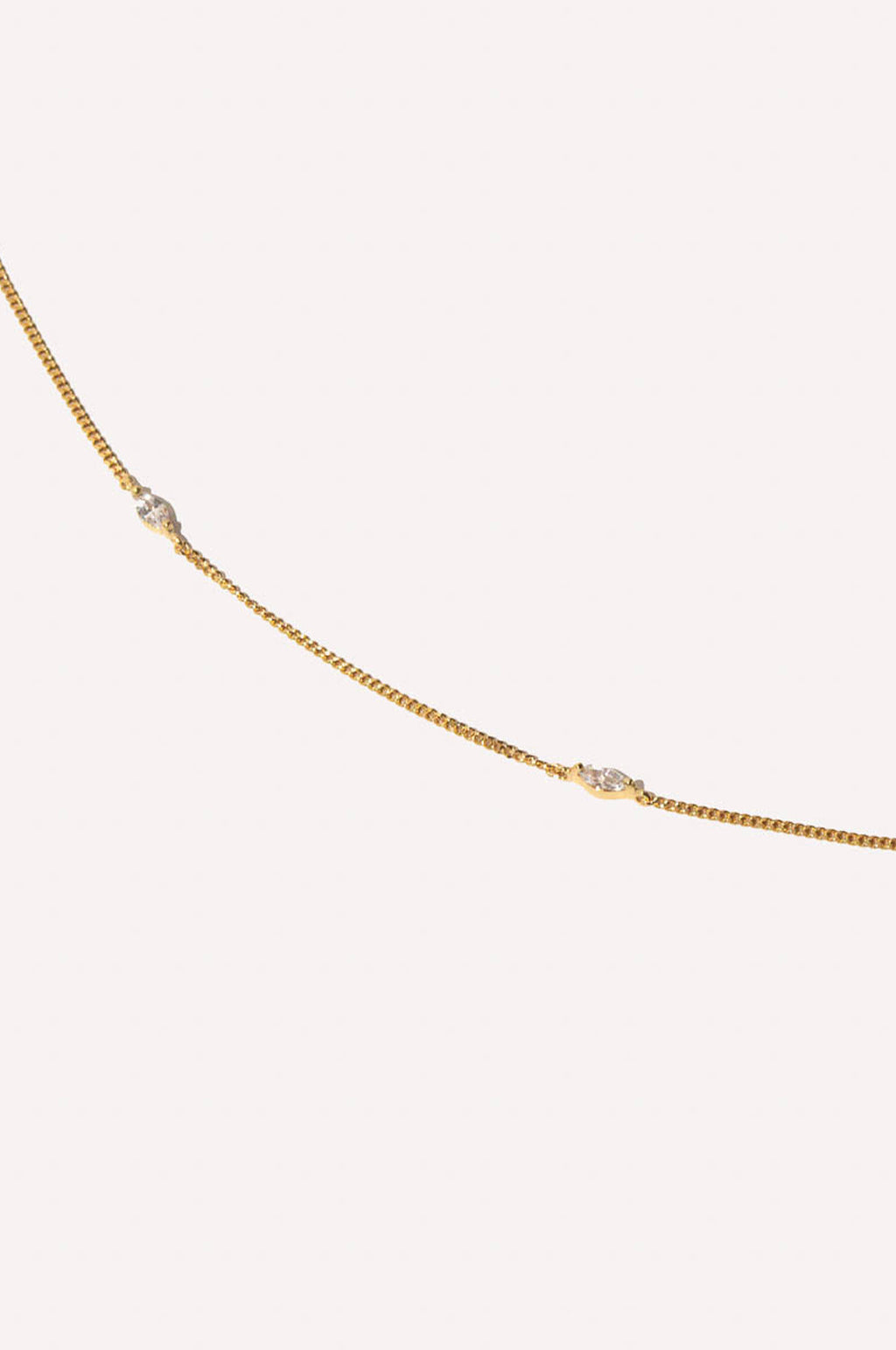 Navette Crystal Bracelet in Gold