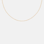 Astrid & Miyu Tennis Chain Necklace in Gold.