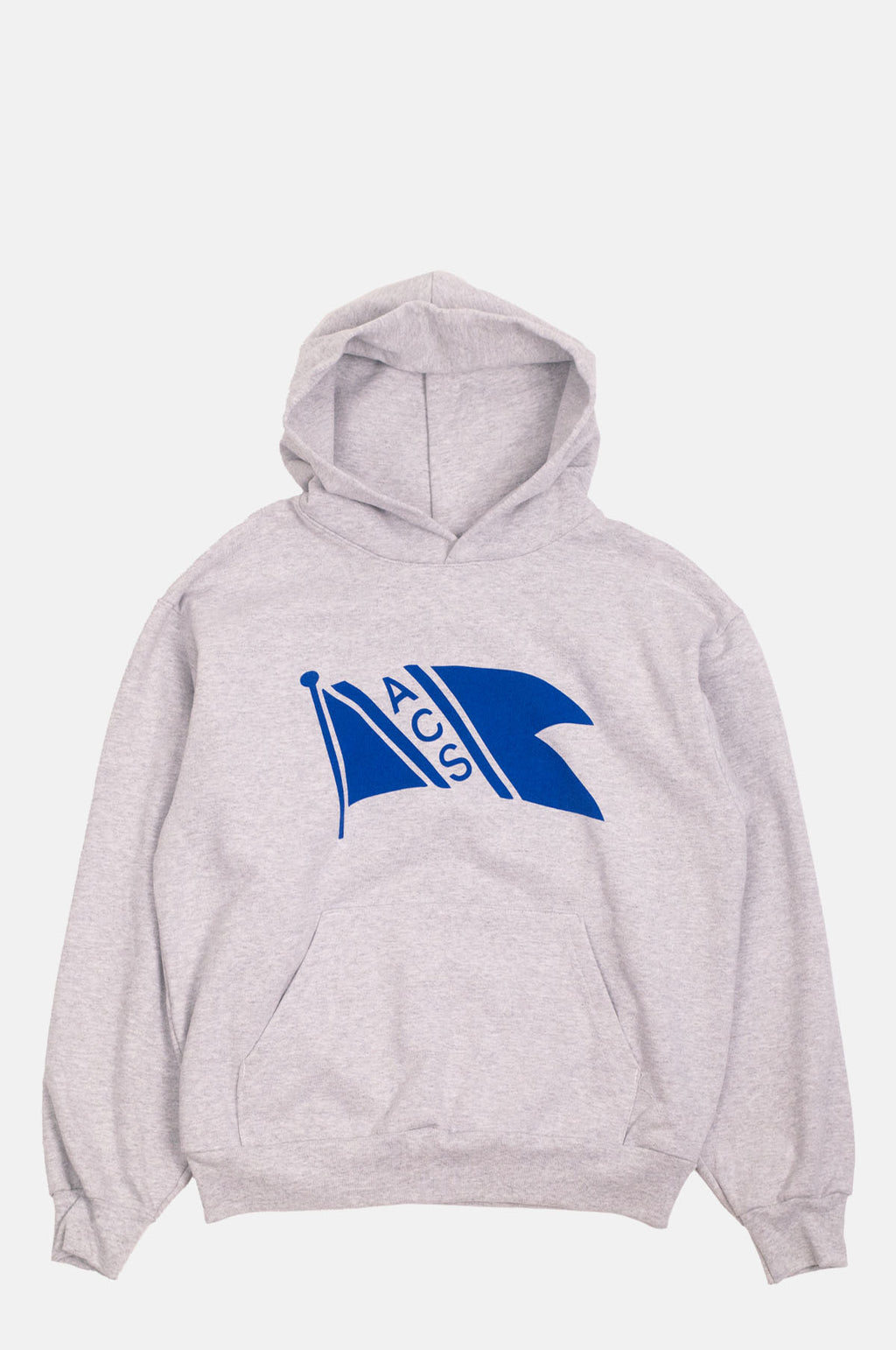 Atlantic Coastal Supplies Flag Hoodie Grey.