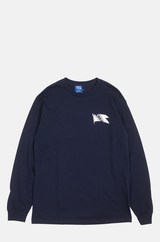 Flag Tee Long Sleeve Navy