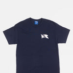 Atlantic Coastal Supplies Flag Tee Short Sleeve Navy.