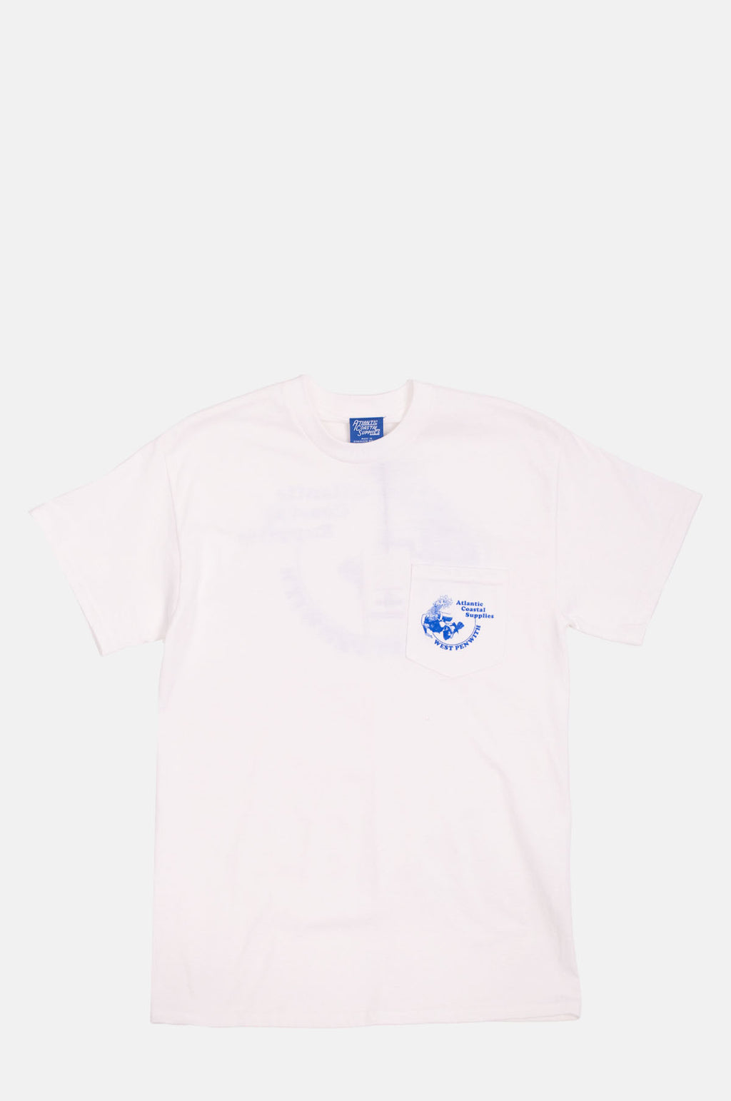 Atlantic Coastal Supplies Penwith Scuba Tee Short Sleeve White.