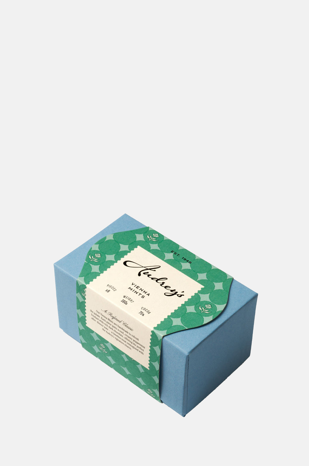 Audreys Chocolates Dark 75% Vienna Mints.