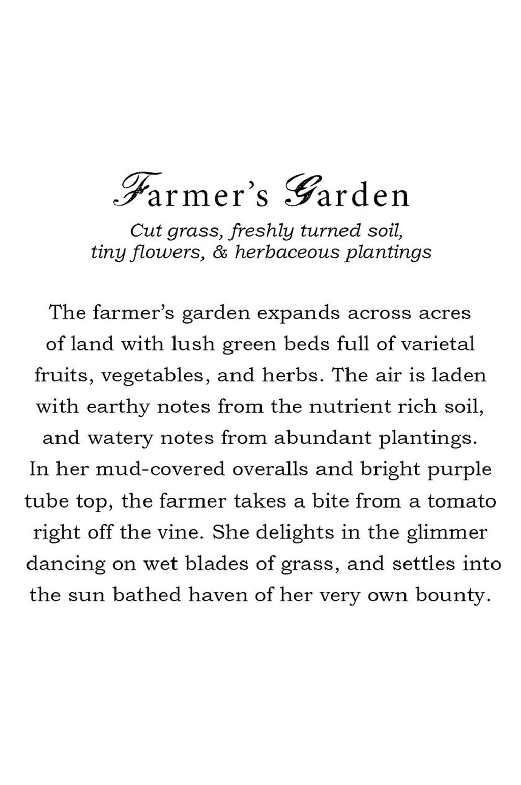 Farmer's Garden Sanctum Candle
