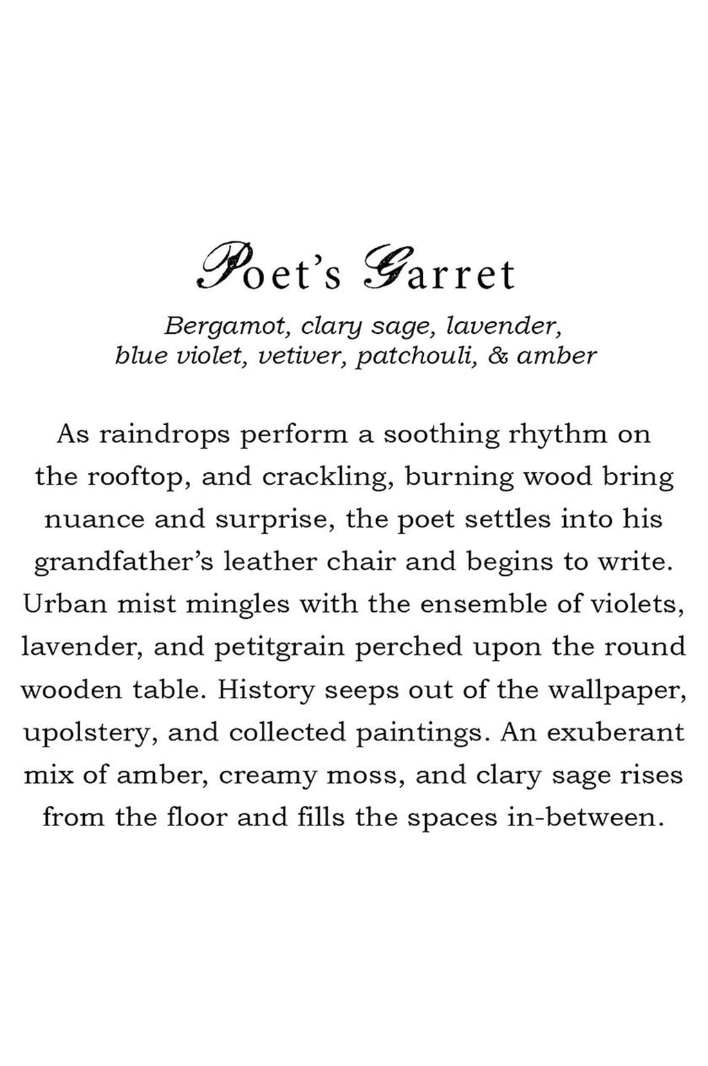 Poet's Garret Sanctum Candle