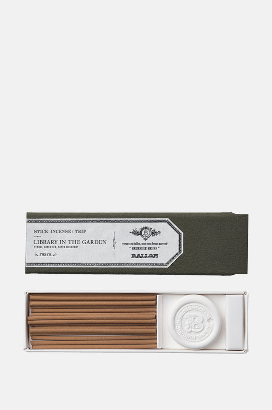 Library in the Garden "Tokyo" Incense & Holder