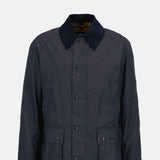 Barbour Ashby Wax Jacket Navy.