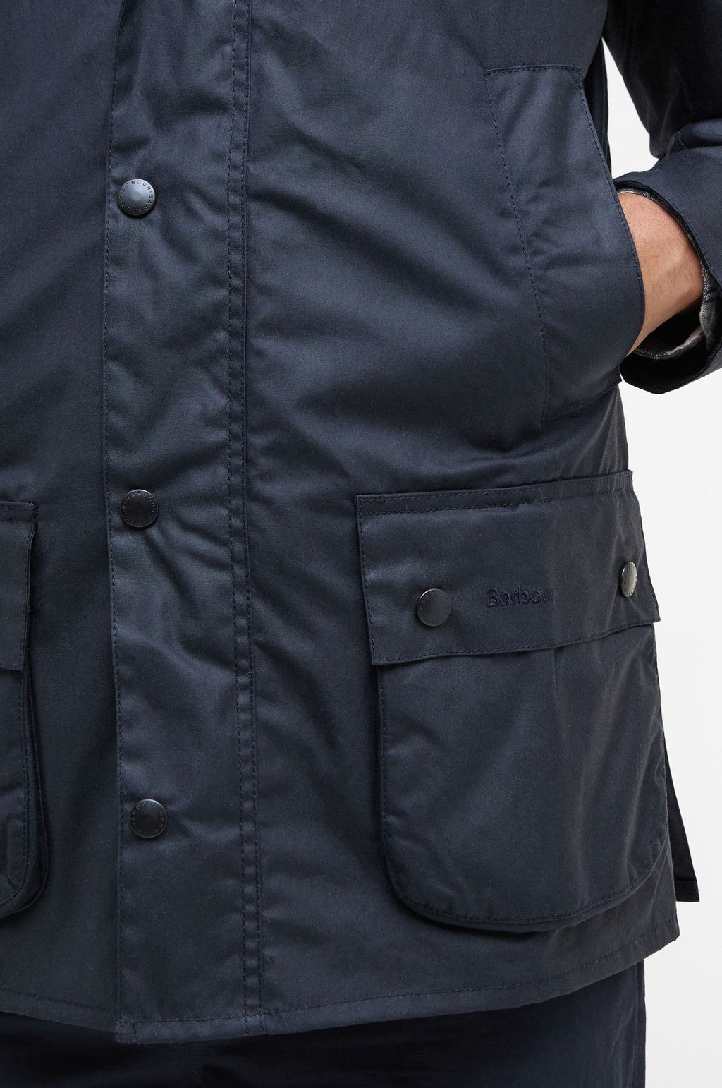 Ashby Wax Jacket Navy