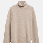 Barbour Northcliffe Submariner Roll Neck Jumper Fog.