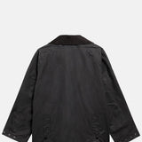 OS Bedale Wax Jacket Grey