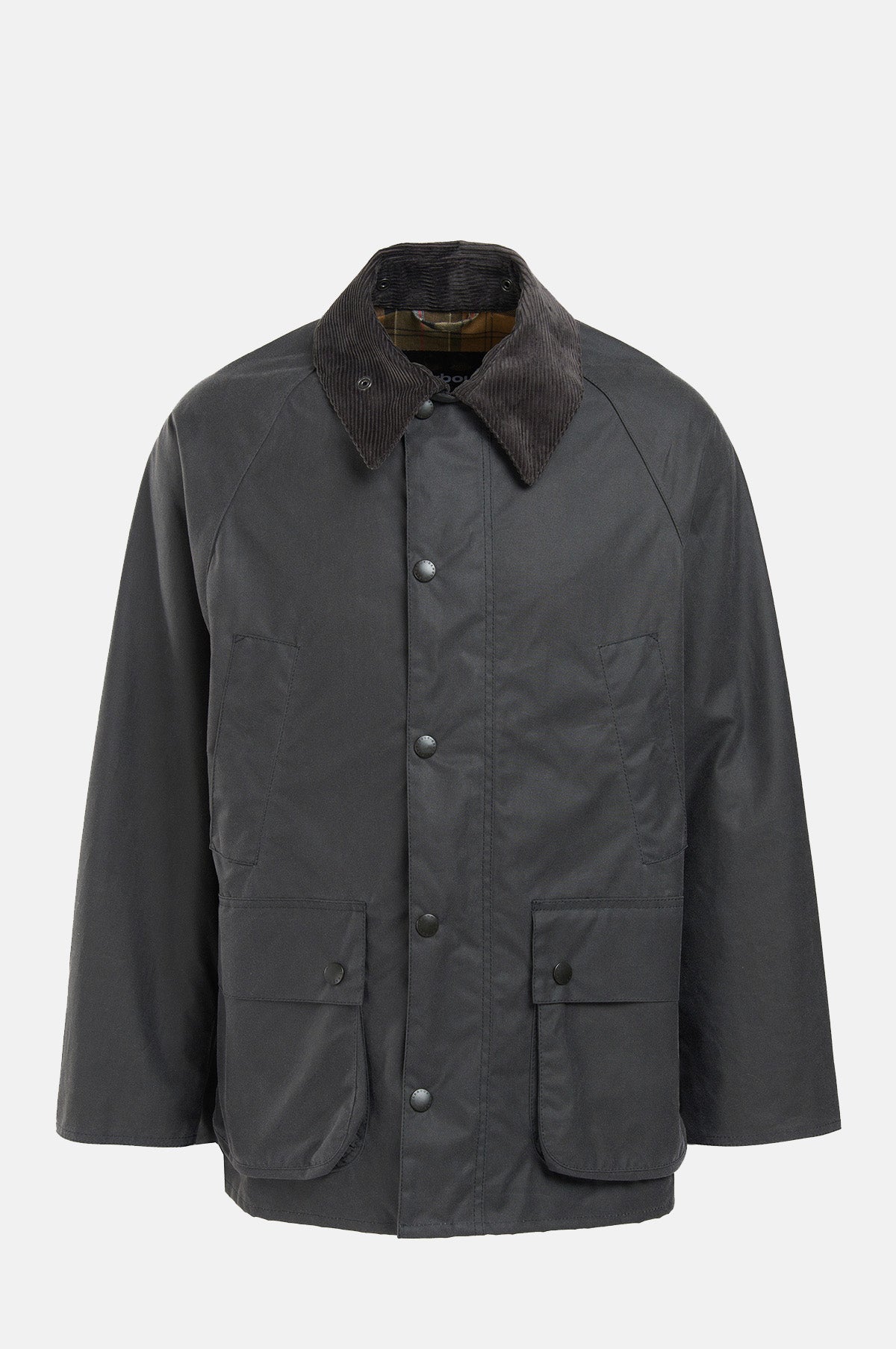 Barbour OS Bedale Wax Jacket Grey.
