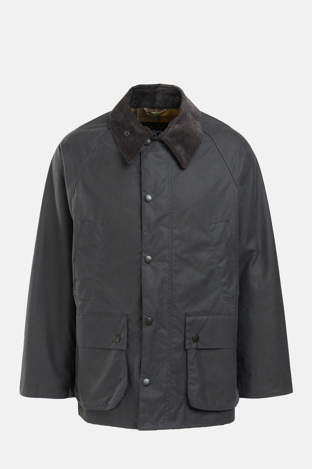 Barbour OS Bedale Wax Jacket Grey.