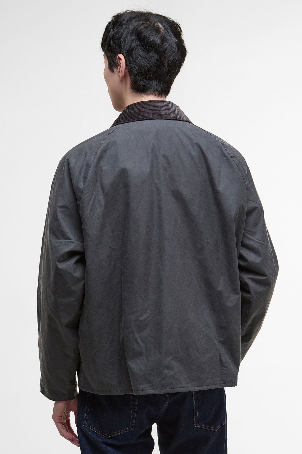 Barbour OS Transport Wax Jacket in Grey – The Hambledon