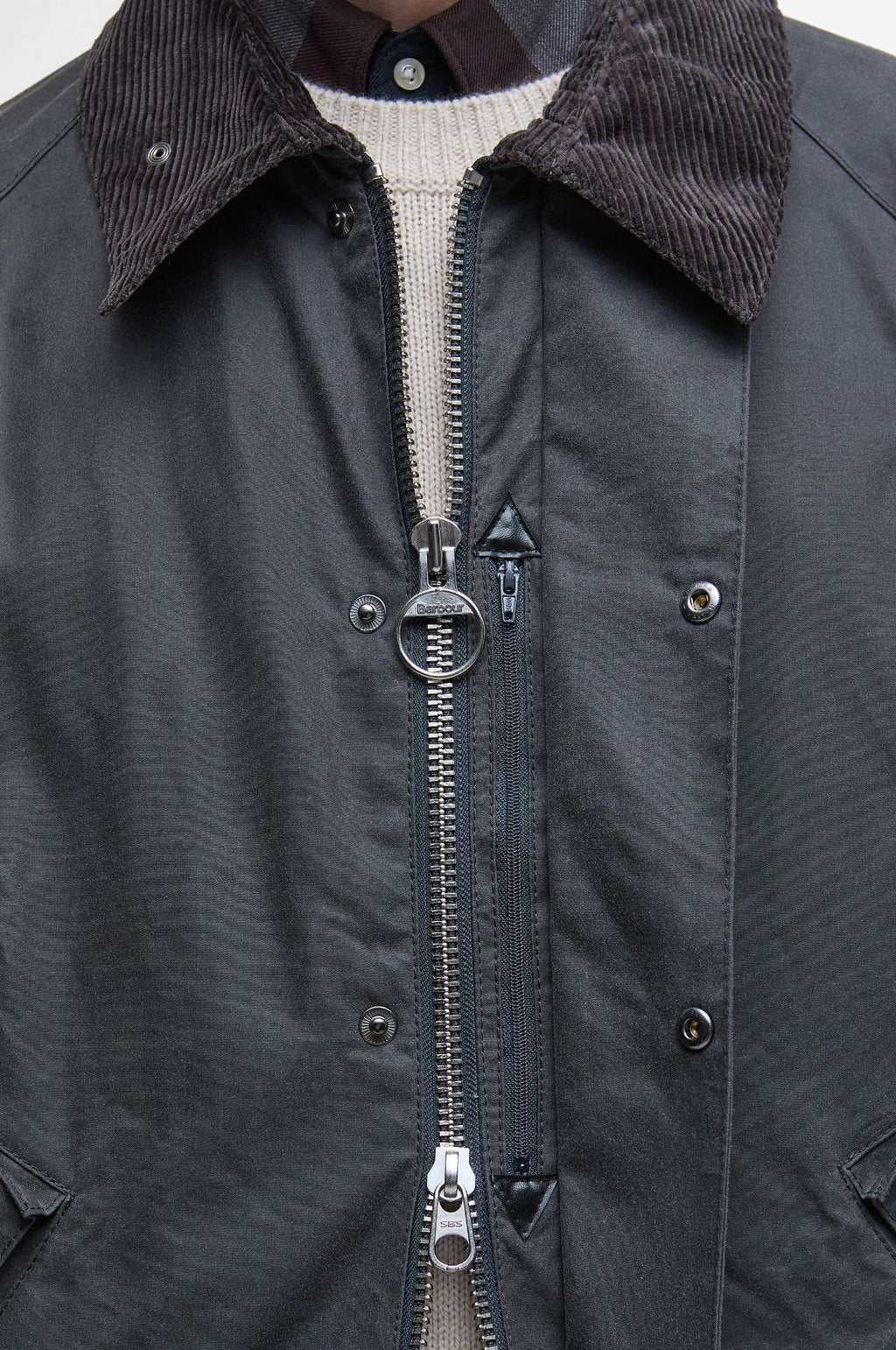 OS Transport Wax Jacket Grey