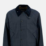 Barbour OS Transport Wax Jacket Navy.