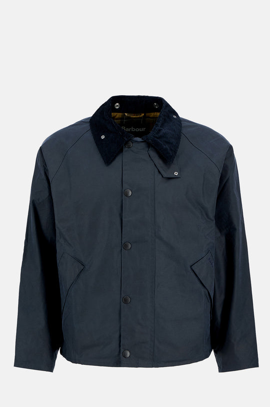 OS Transport Wax Jacket Navy