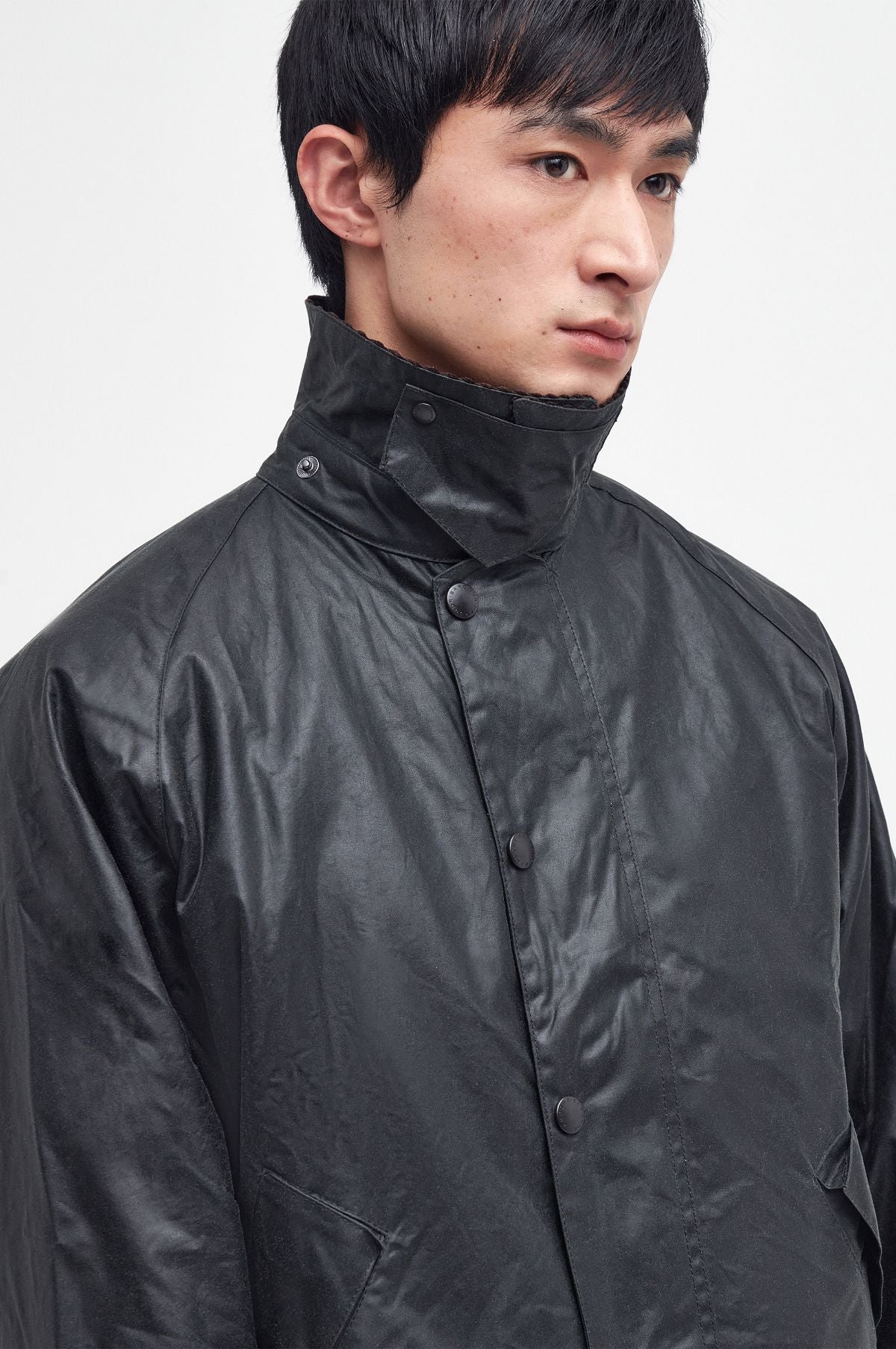 Barbour　OS TRANSPORT WAX JACKET Barbour OS Transport Wax Jacket Classic Black