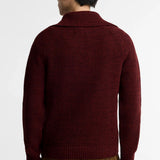 Riggbay Knitted Half Zip Jumper Chestnut
