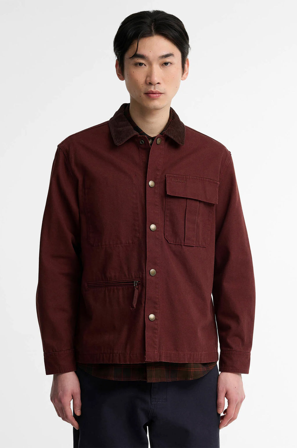 Ursula OS Canvas Overshirt Chestnut