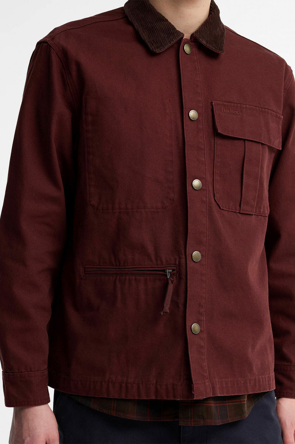 Ursula OS Canvas Overshirt Chestnut