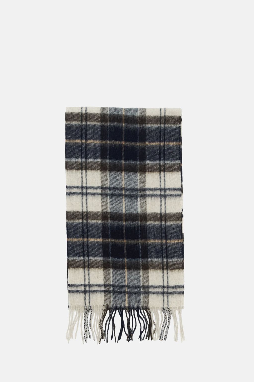 Barbour Wool Cashmere Tartan Scarf Autunm Dress.