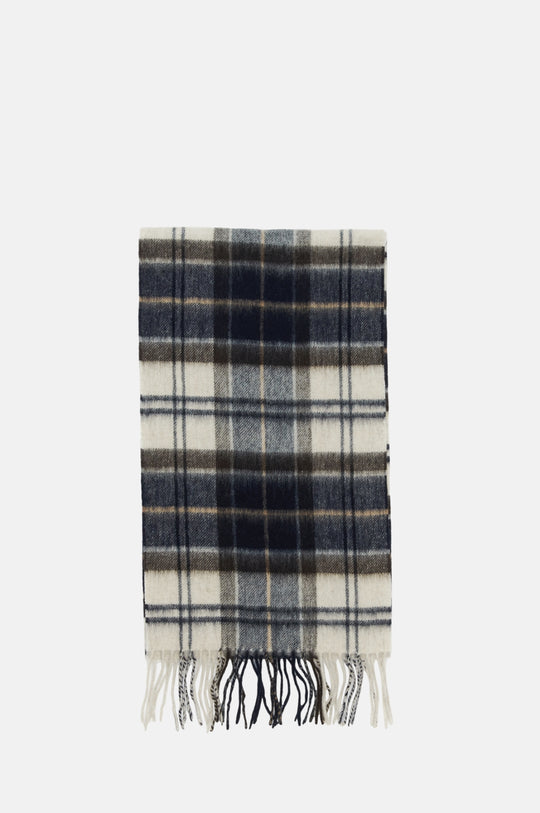 Wool Cashmere Tartan Scarf Autumn