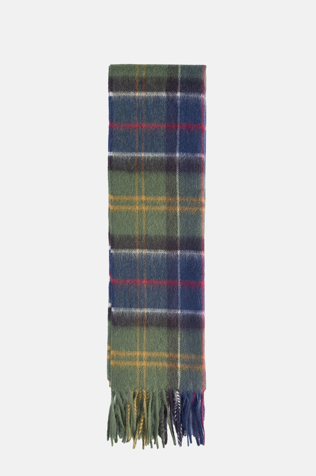 Barbour Wool Cashmere Tartan Scarf Classic.