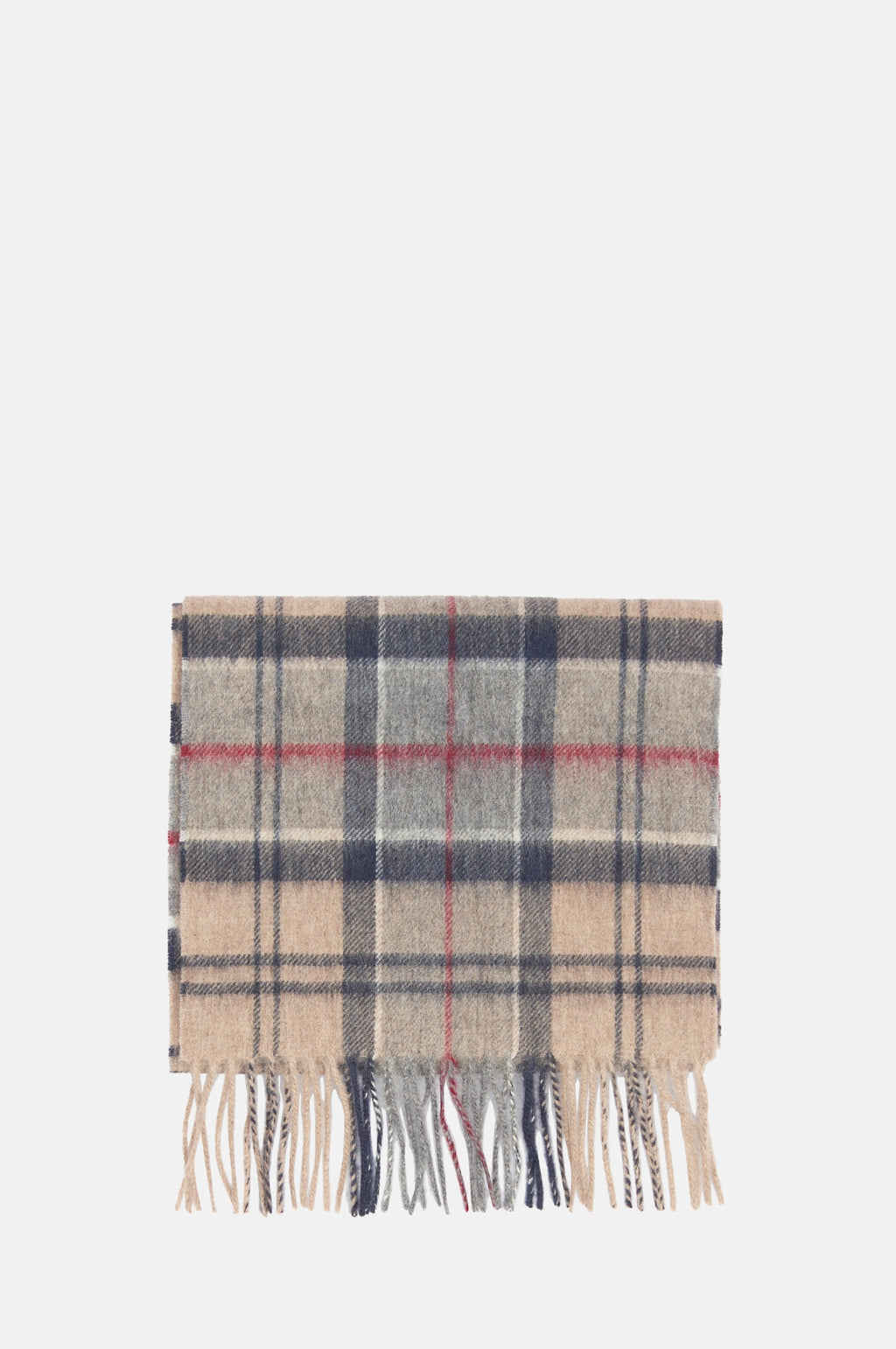 Barbour Wool Cashmere Tartan Scarf Dress.