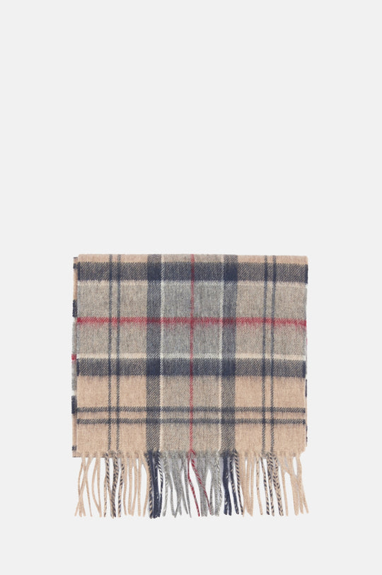 Wool Cashmere Tartan Scarf Dress