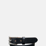 Barnes and Moore Slim Belt Harness Leather Black Nickel.